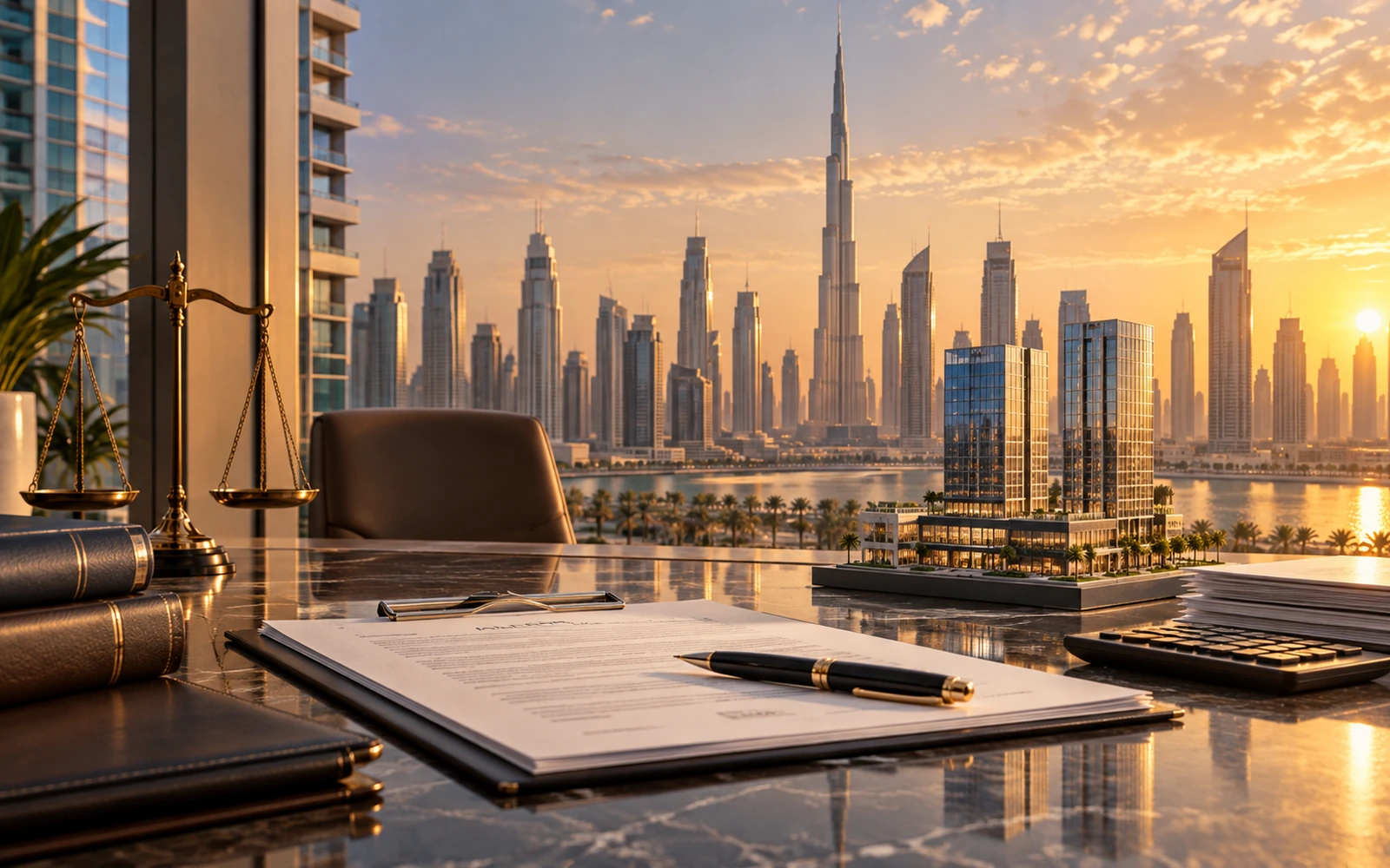 Modern UAE real estate and commercial property